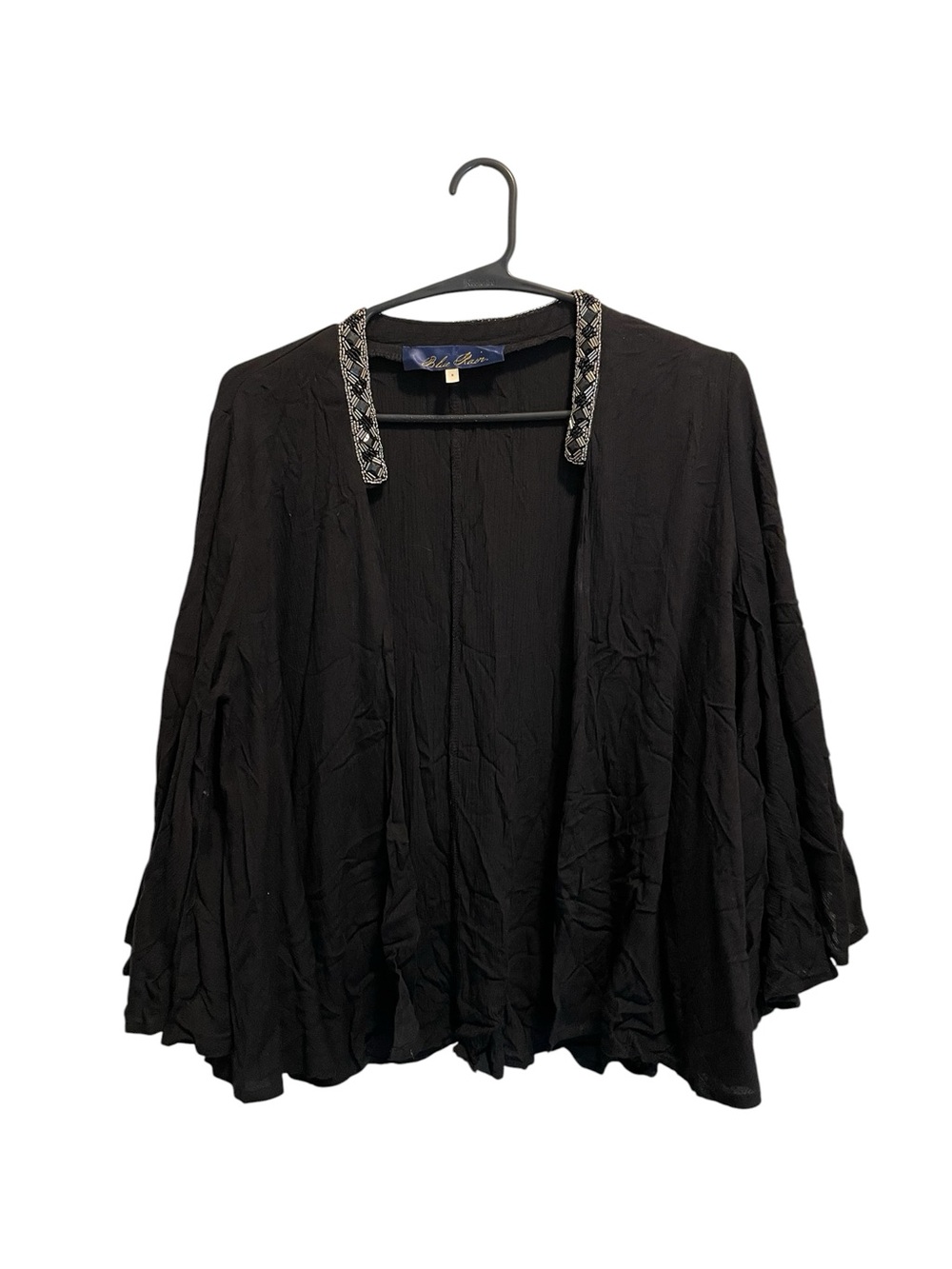 Blue rain small open front cardigan